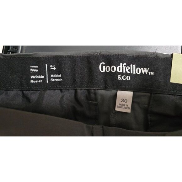2 Pairs of Goodfellow & Co M Tech Shorts Charcoal Wrinkle-Resistant Stretch 30W - Picture 2 of 6